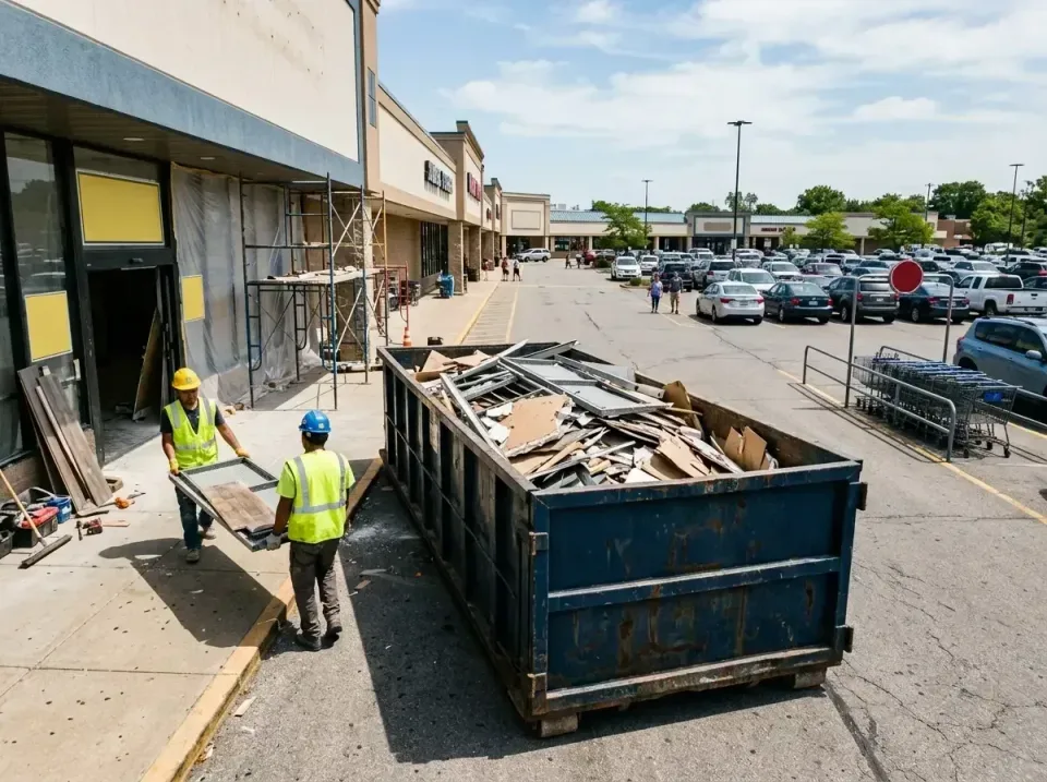 retail-store-renovation-debris-003 — frequently asked questions, Roll-off Dumpster Rentals in Circle D-KC Estates, TX